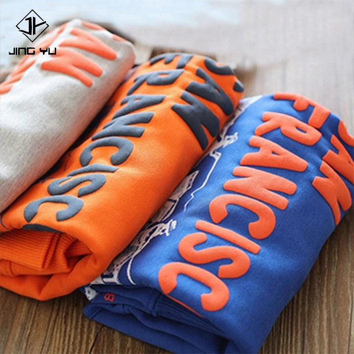 Clothing Manufacturers Plain Oversized Custom Hoodie Unisex Blank Heavyweight Cotton Men Sweatshirts 3D Puff Print Men's Hoodies