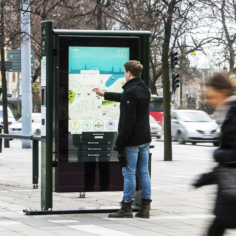 Android Digital Display Outdoor Outdoor Digital Display Board Outdoor Digital Signage and Displays 55 Inch
