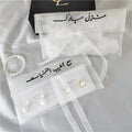 Custom Logo Embroidery Sheer-Organza Envelope Jewelry Pouch Envelope Gift Packaging Bag Clothes Pouch