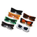 New Fashion Designer Women Cat-Eye Shape Frame Mirror Sunglasses UV400 PC