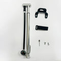 PRO STAR Foldable Pedal Mini Bike Hand Pump Gauge Aluminum Alloy 15 Bar Pressure Schrader/Presta Valves for Mountain/Road Bikes