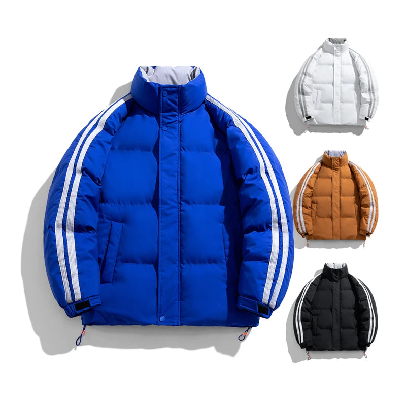 New Design Unisex Polyester Filled Stand Collar Sports Padded Cropped Custom Private Label Puffer Coats
