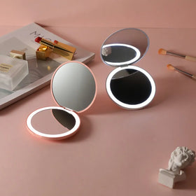Factory Direct Grafting Eyelash Inspection Mirror Features Personalized Type Cosmetic Makeup Mirror