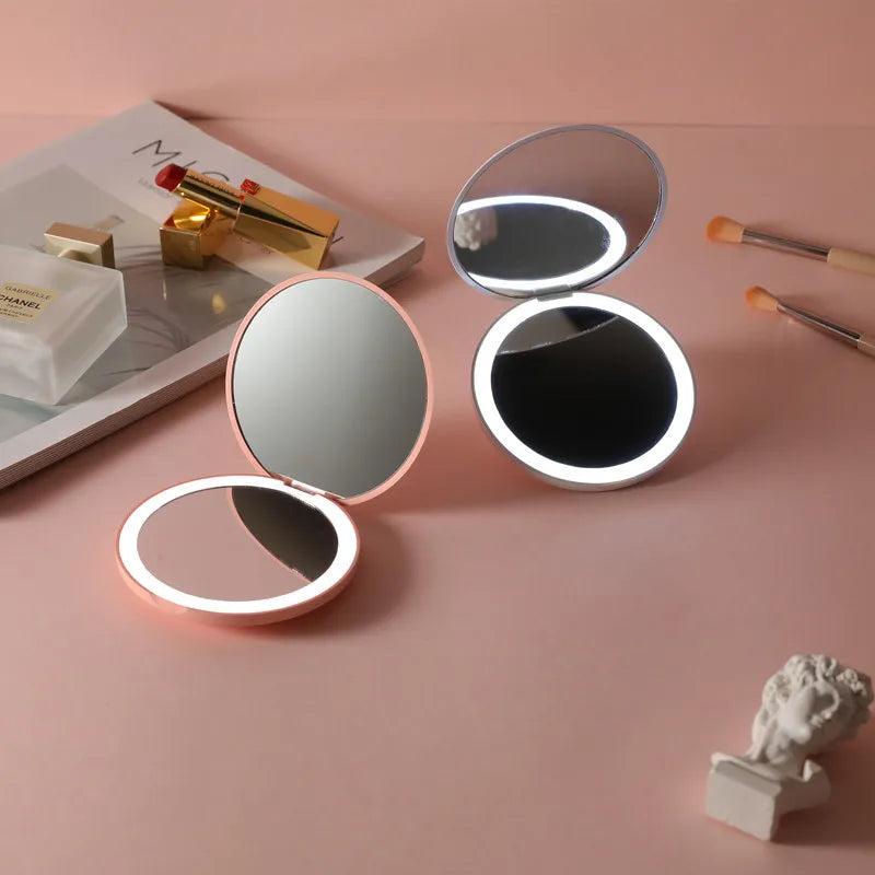 Factory Direct Grafting Eyelash Inspection Mirror Features Personalized Type Cosmetic Makeup Mirror