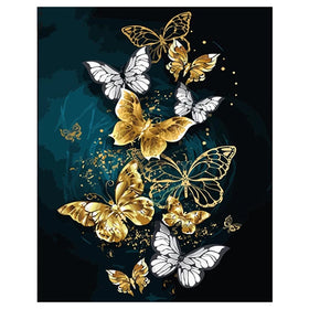 Wholesale Hand Work Diamond Dot Paintings Butterfly Custom Handmade Animal 5D Diamond Painting Kits