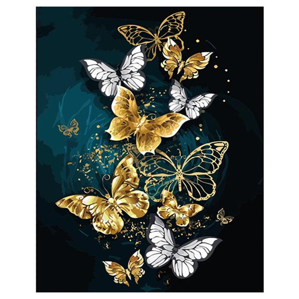 Wholesale Hand Work Diamond Dot Paintings Butterfly Custom Handmade Animal 5D Diamond Painting Kits