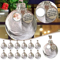 RubySub Modern Heart Memorial Ball Christmas Ornament Transparent Feather Pendant for Decorations Factory Wholesale