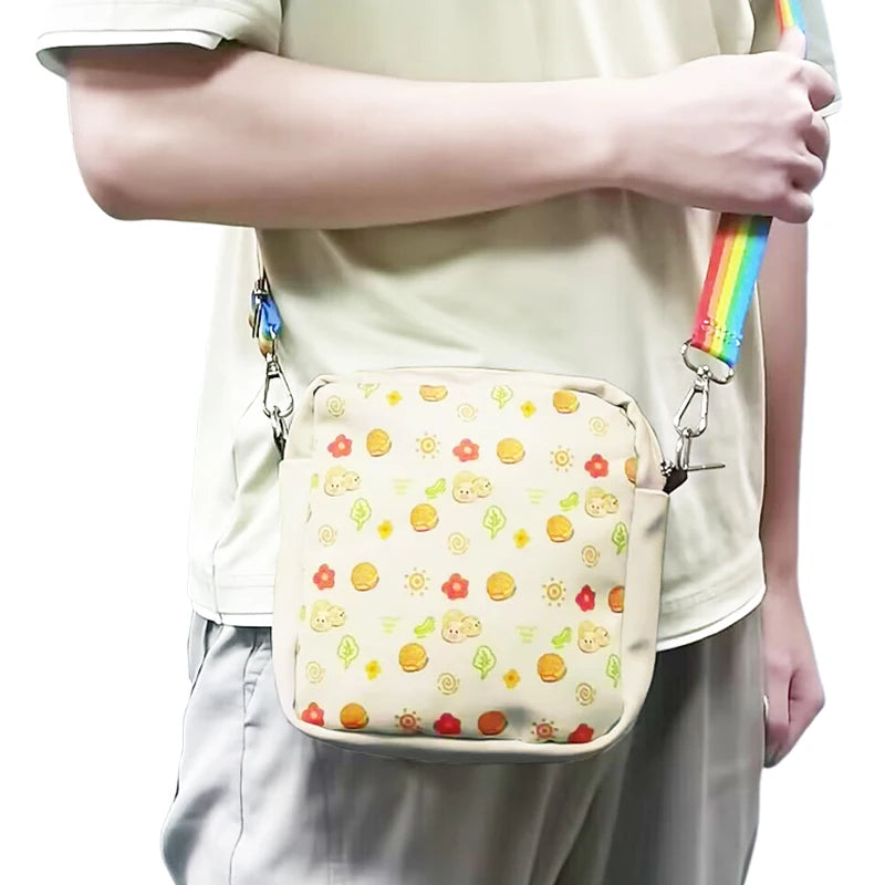 Wholesale Custom Print Anime Bag Cheap Shoulder Bag Kids Canvas Phone Women's Crossbody Bag