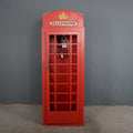 Cheap Price Outdoor Soundproof Red Metal London Telephone Booth for Office Props Decoration