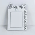 Customized Congrats Wooden Photo Frame Sublimation Blank 2025 MDF Plaque