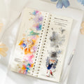10 Pieces/Pack Watercolour Board Series Stamping Long Strip Halo Sticker Pack Rainbow