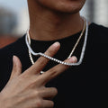 Gold Chain Tennis Diamond Design Cz Initial for 14K Hip Hop Women Jewelry