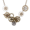 G1567 Vintage Watch Clock Clockwork Hand Gear Cog Steampunk Necklace