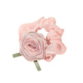 New Rose Flower Hair Ties Scrunchies Simple Rubber Band Female Tying Hair Rope Scrunchies Pearl Hair Clip