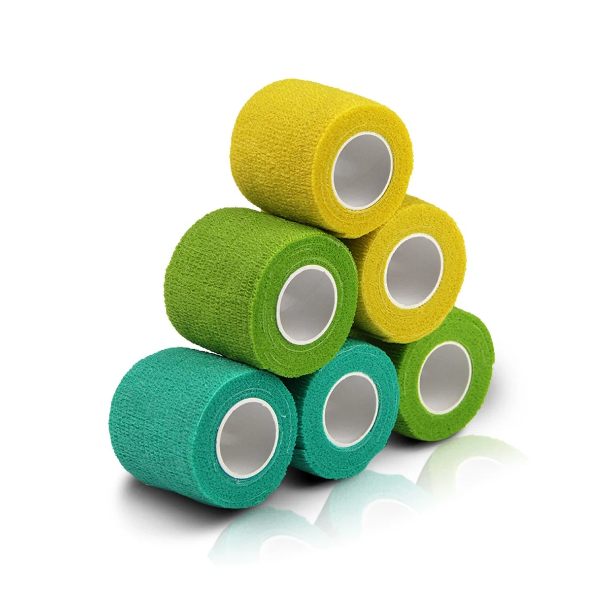 Self-Adhesive Cohesive Sports Elastic Bandage Non-Woven Colored Tatoo Bandages Elastoplast Product