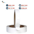 2- Recyclable High Viscosity Envelope Nonwoven Paper Base Double Sided Coated Hot Melt Oil Solvent Glue Tissue Adhesive Tape