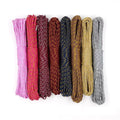 Durable 100ft 7 Strand 4mm Braided Tent Rope Camping Polyester Nylon Parachute Cord Gold Silver Link for Climbing Outdoor