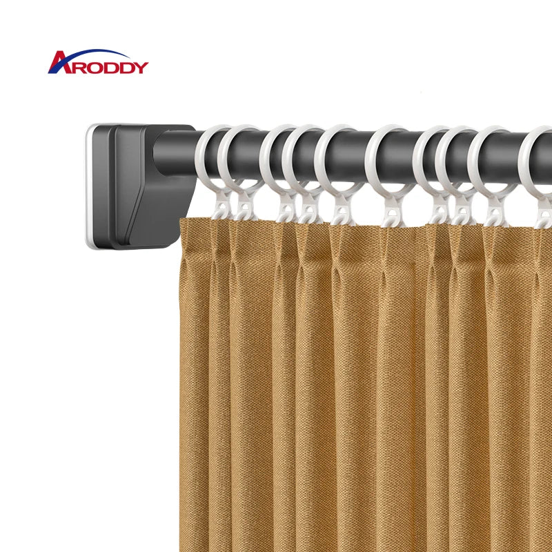 ARODDY 4.1-5.0m Portable Good Load-Bearing Capacity Extendable Curtain Rod Cortinas De Barra Curtain Extensible Pole