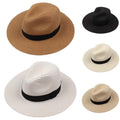 Classic Wholesale High Quality Customized Design Sun Wide Brim Panama Unisex Summer Paper Straw Hat