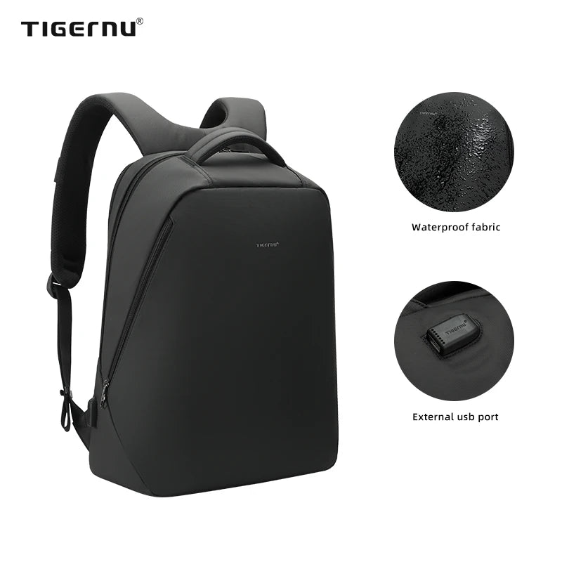 Tigernu T-B3164TPU 17 Inch Waterproof Stylish Lightweight Usb Fashion Men Casual Sports Smart Backpack for Men