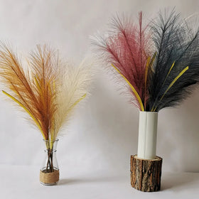 Cross Border Hot Sale Artificial Faux Pampas Grass for Wedding Centerpieces Decoration