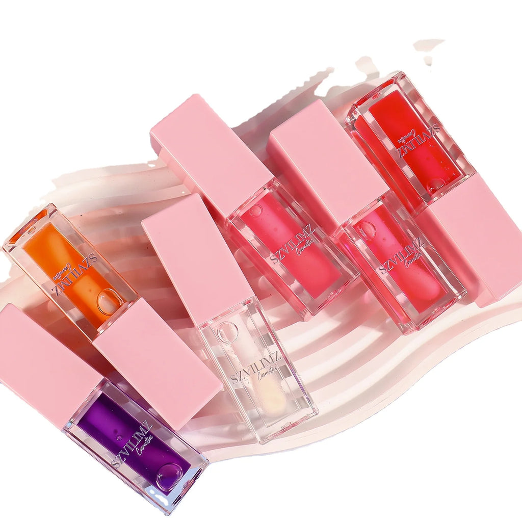 Manufacturers Private Label Lip Oil Fruit Flavoring Vegan Lip Balm Oil Wholesale Bulk Lip Oil