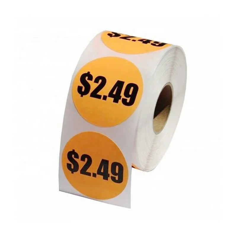 In Stock Manufacturers Custom Private Brand Name Printing Logo Adhesive Roll Labels Stickers for Packaging
