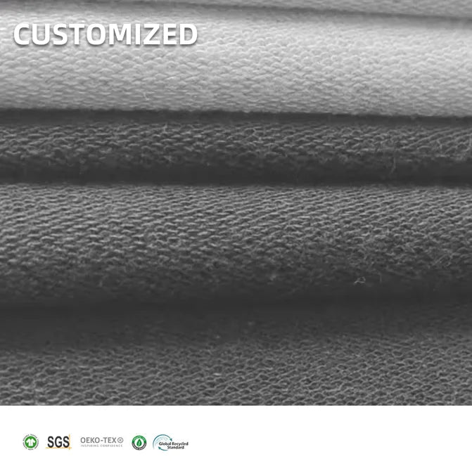 Custom Bamboo Organic Cotton French Terry Fabric for Hoodies