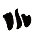 Hongzhuo Black Obsidian Stone Gua Sha Board Multi Gua Sha Scraping