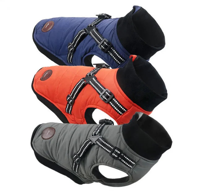 Winter Warm Factory Wholesale Dog Vest and Dog Harness Dog Jacket