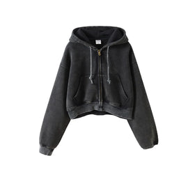 SanDian Logo Latest Design Fitness Lady Pullover Hoodies Women Long Sleeve Hoodie