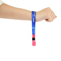 Lebei  Logo Fabric Polyester Lanyard With Logo Custom Short Strap Innovative Printed Personalized Disposable Wristband Ticket