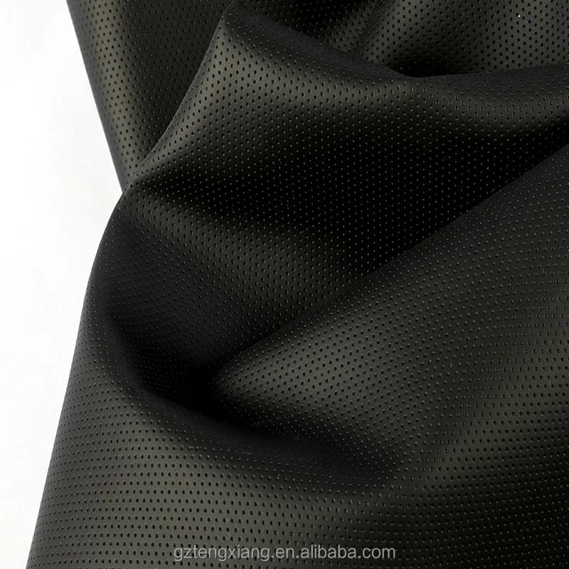 Punched Style Water Resistant and Stain-Resistant PVC Car Upholstery for Car Seats Home Textile & Football Use