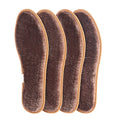 Wholesale Winter Thermal Velvet Comfort Insoles Sweat Absorbing Deodorant Feet Warming Pads Inserts MOQ 1 Pair