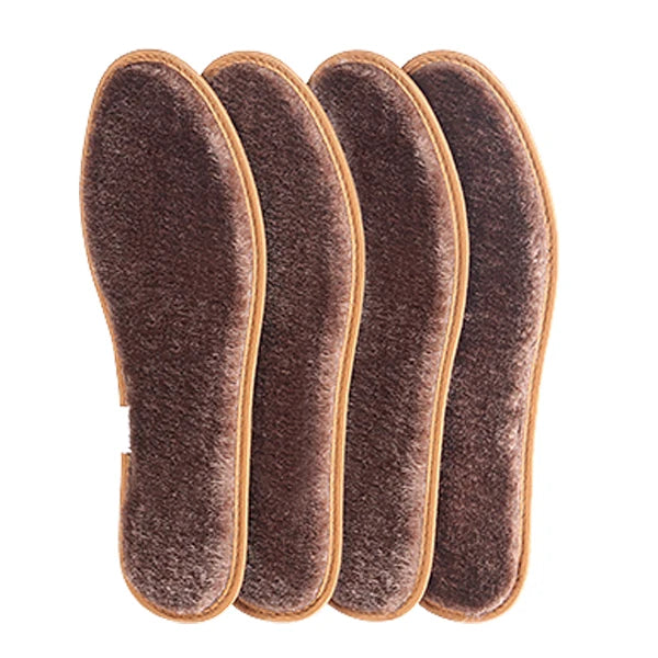 Wholesale Winter Thermal Velvet Comfort Insoles Sweat Absorbing Deodorant Feet Warming Pads Inserts MOQ 1 Pair