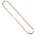 Rose Gold Long Paperclip Link Chain Jewelry Necklace 925 Sterling Silver Paperclip Chain Jewelry