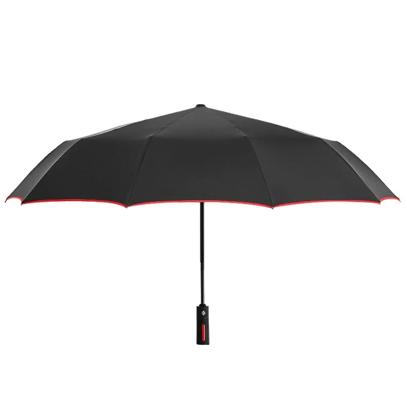 Automatic Umbrellas with logo Prints 3 Folding Umbrella Customized Promotional Umbrella