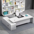 Luxury Furniture Modern Office Desk 100% MDF Wood Design boss Ceo Executive l Shaped Ceo Office Table