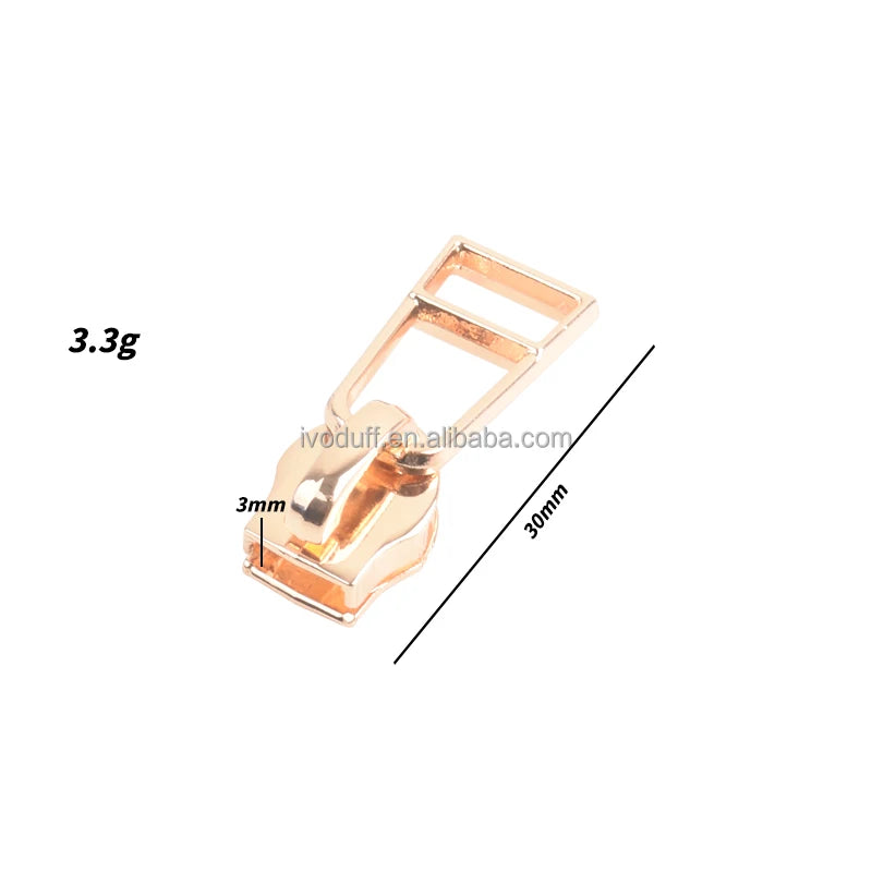 Wholesale Zipper Puller Slider Zip Pulls Head for Handbag