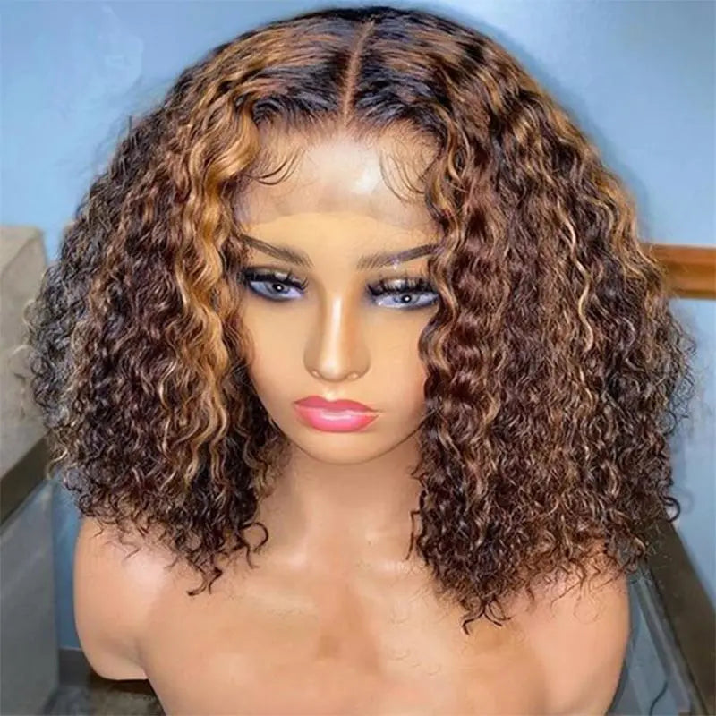 Cheap Price Short Bob Human Hair Wigs8-14inch Mink Brazilian Lace Bob WigGlueless Lace Front Closure Bob Wig for Black Women