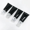 50g Empty Matte Black and Bright Black Soft PE Tube for Hand Cream Lipstick Lip Balm UV Printing Label Airless Squeeze Bottle