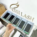 Hot Best Selling Silk Cashmere Ellipse Flat Eyelash Extension Lash Trays Handmade Eyelash Tray Private Label