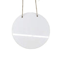 Sublimation Blank Diy Photo Print Wood Mdf Door Plate Welcome Door Sign Round Shape 12inch Doorplate Hanger