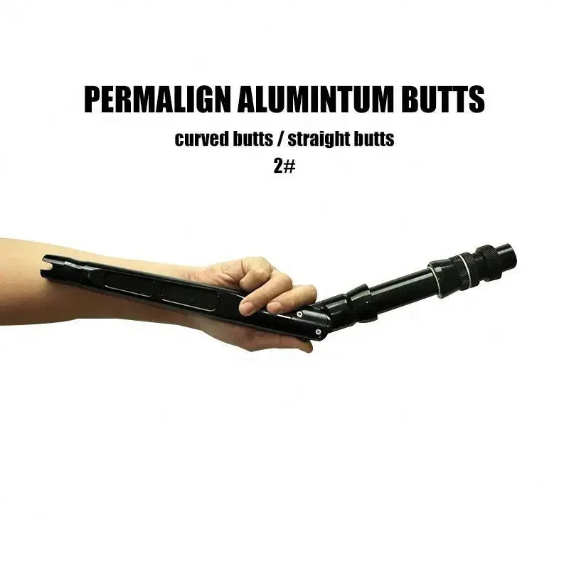 Wholesales 2# 4# Aluminum Straight and Bent Handle Adjustable Deep Sea Fishing Trolling Rod Curved Butt