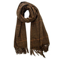 Custom Design Double-sided 100% Cashmere Thick Scarf Women Warm Wool Scarf
