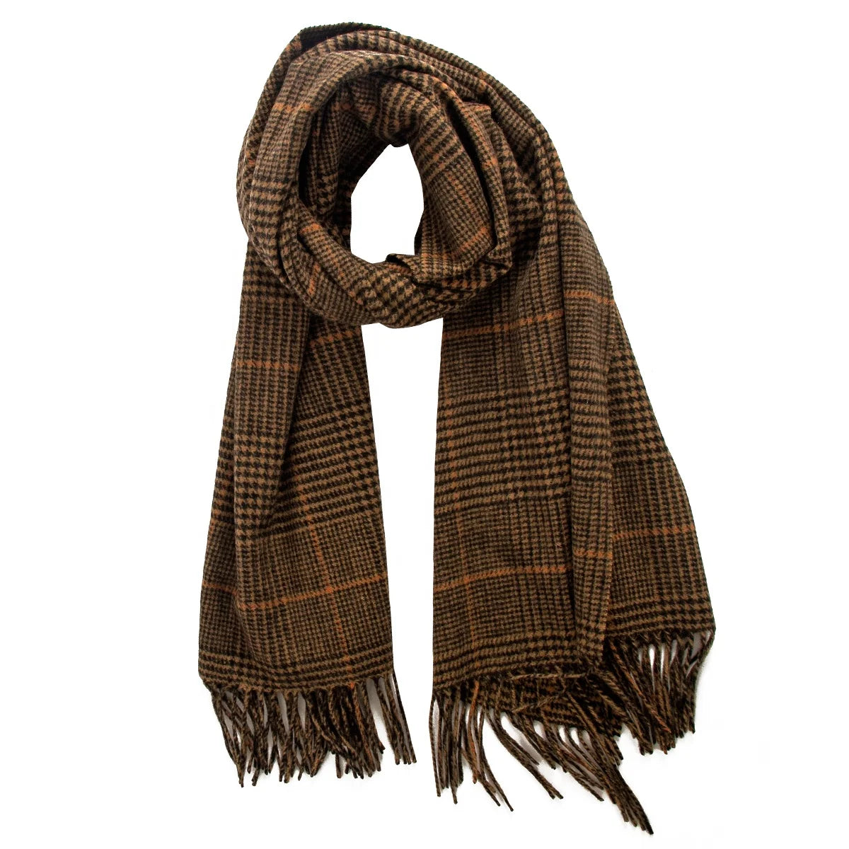 Custom Design Double-sided 100% Cashmere Thick Scarf Women Warm Wool Scarf