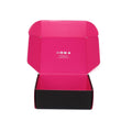 Custom-made Luxury Underwear Storage Rigid Packaging Box Plain Black Coated Paper UV Coating Embossing Matt Lamination