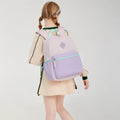 School Bags Girls Casual School Backpacks Polyester Waterproof Backpacks Purple Children Bag Packs Korean School Bags