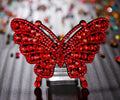 HX-176 Cute Shining Butterfly Rhinestone Crystal Bridal Hair Pin Hair Clips Headwear Accessories for Women Girls