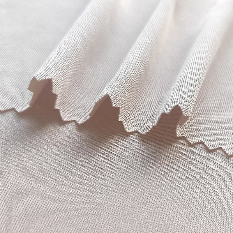 Stretch Soft Micro 100% Polyester Microfiber Knitted  Plain t Shirt Fabric for Sportswear